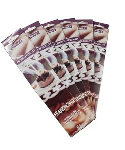 Hosley Frankincense Fragrance Incense Stick Essential Oils Infusion for Long-Lasting Aromatherapy Bliss Holistic Relaxation in Every Box Pack of 240 Incense Stick