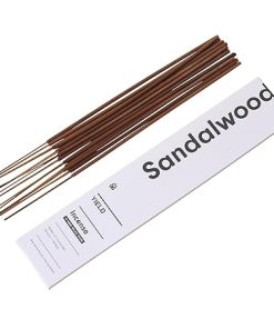 Yield Sandalwood Incense Sticks - Amyris, Coriander, & Amber - Handmade, Calming Incense Stick Pack - Non Toxic Incense Made with Essential Oils - 1 Hour Burn Time - 15 Incense Sticks