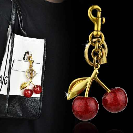 Cherry Charm Key Holder – Adorable Accessory for Bags, Phones & Gifts