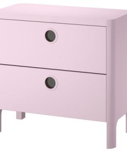 HomeEases 2-Drawer Chest — Compact Wooden Storage Dresser for Bedroom & Living Room Organization (SKU: HE-DC2174)