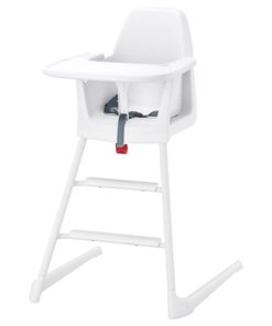 High chair with tray