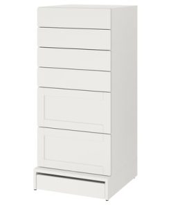 HomeEases 6-Drawer Chest – Spacious Wood-Finish Multi-Compartment Storage Dresser (SKU: HE-DC4629)