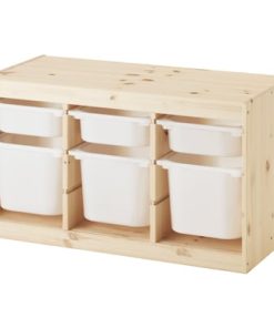 Storage combination with boxes