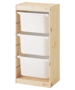 Storage combination with boxes
