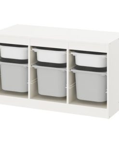 Storage combination with boxes