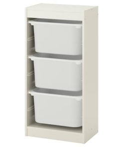 Storage combination with boxes